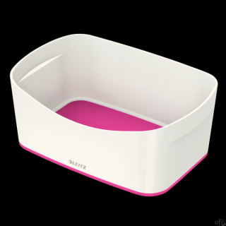 Organizer Leitz MyBox, z systemem modułowego ustawiania, stwarza możliwość eleganckiego przechowywania akcesoriów w domu lub biu