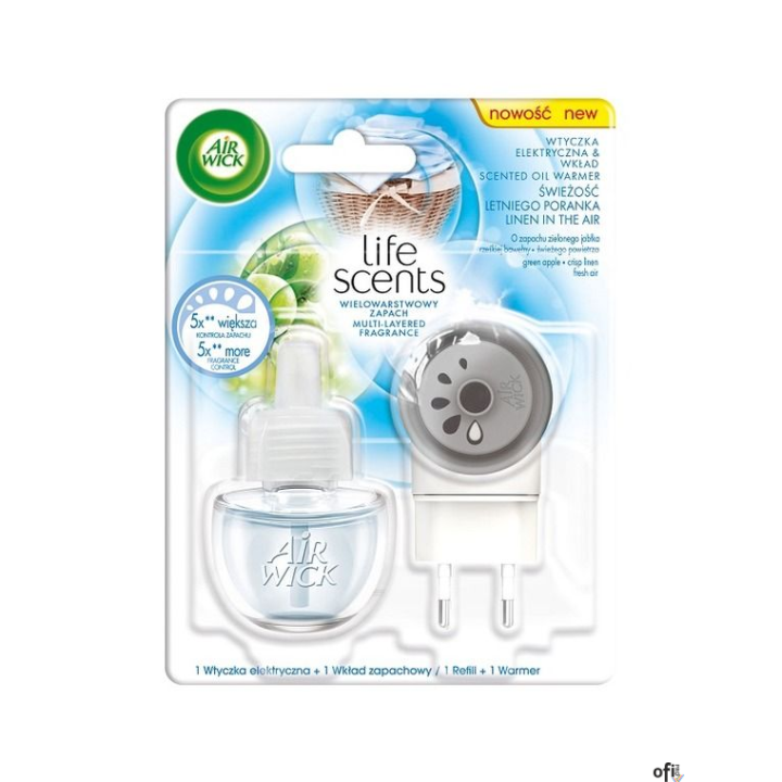 AIR WICK odświeżacz Elektryczny komplet 19ml Świeżość Letniego Poranka 05482