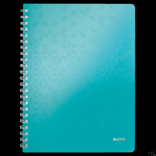 Zeszyt Leitz WOW_Wysokiej jakości notatniki wykonane z polipropylenu_z satynowym wykończeniem.__kartki z mikroperforacją do łatw