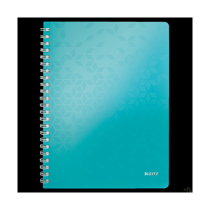 Zeszyt Leitz WOW_Wysokiej jakości notatniki wykonane z polipropylenu_z satynowym wykończeniem.__kartki z mikroperforacją do łatw