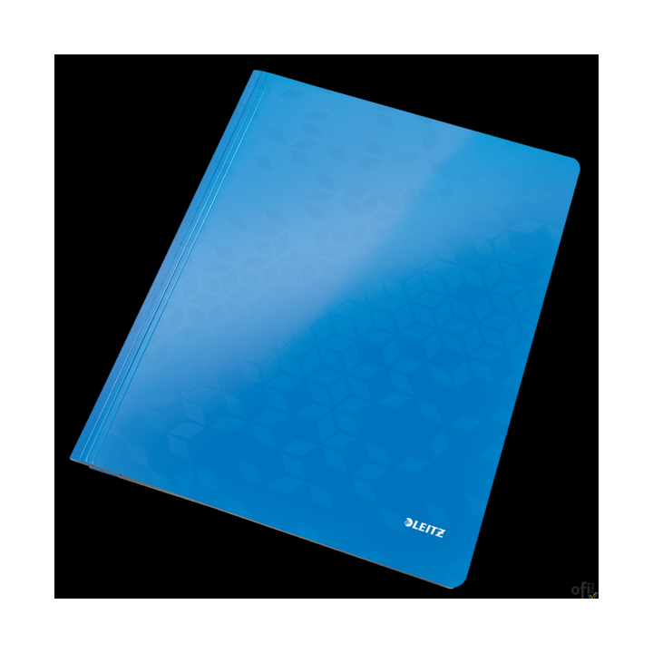 Skoroszyt kartonowy LEITZ niebieski WOW 30010036