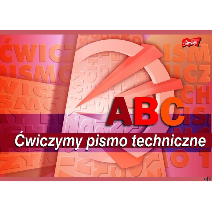 Blok pisma technicznego A4 6kartek UNIPAP