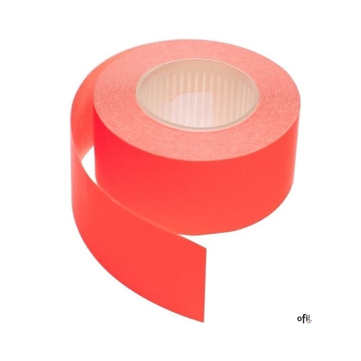 Taśma do metkownicy 1rzędowa 22x12mm prosta czerwona