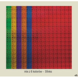 Karton A2 250gr.holographic-sfinks mix (24) CORMORAN *7848 (X)