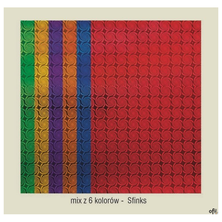 Karton A2 250gr.holographic-sfinks mix (24) CORMORAN *7848 (X)