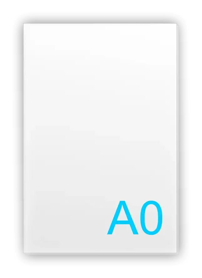 A0 (841 x 1189 mm)