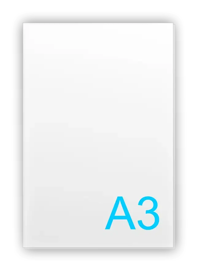 A3 (297 x 420mm)