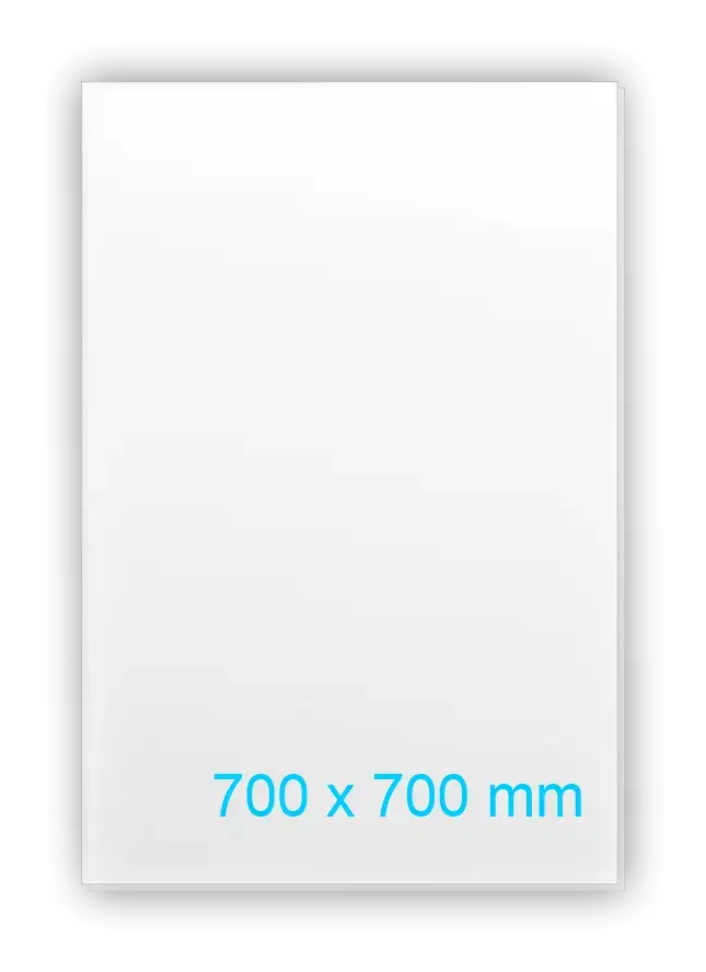 700 x 700 mm